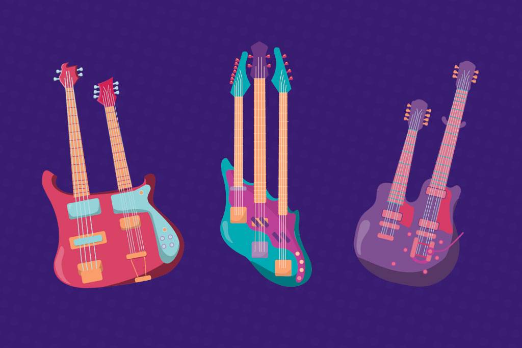 Para que existem as guitarras com dois braços?
