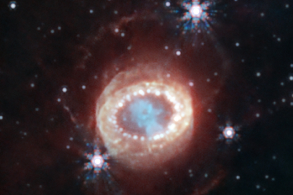 foto da supernova 1987A