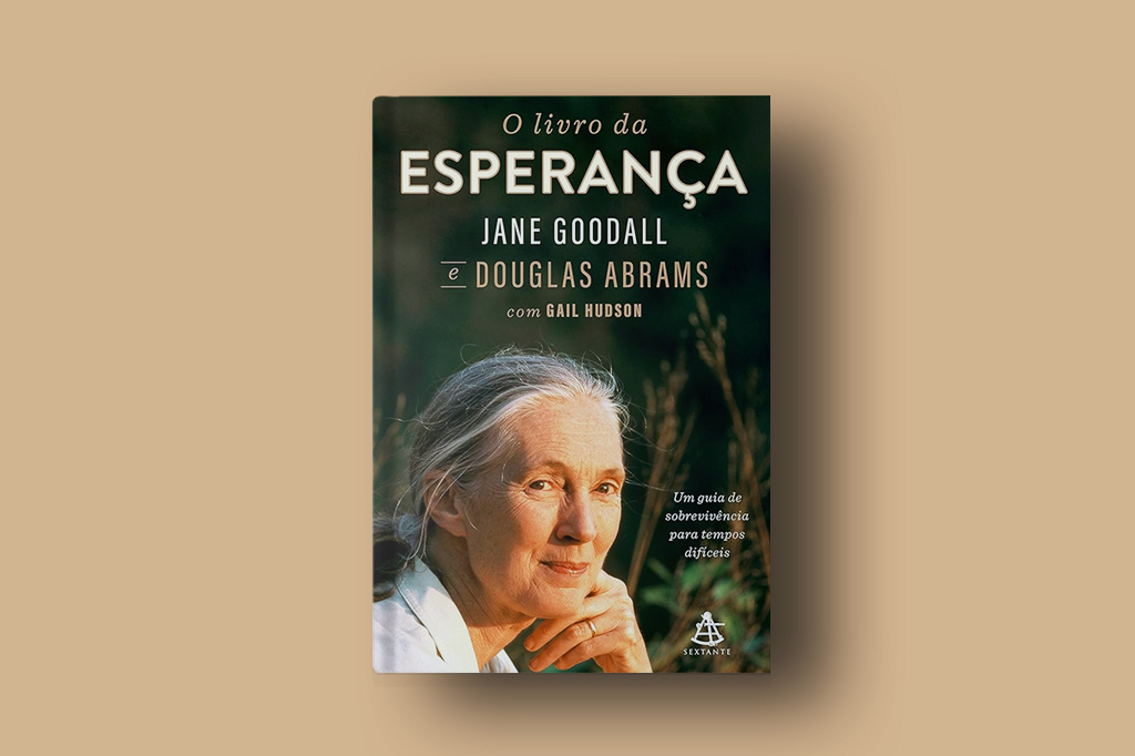 SI_458_Playlist_LIVRO-Esperanca Capa do livro "O livro da esperança" de Jane Goodal e Douglas Abrams.