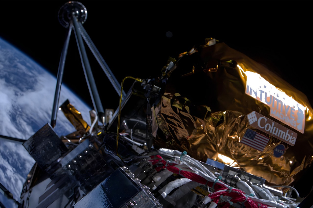 Sonda Odysseus marca retorno dos EUA à Lua depois de 51 anos