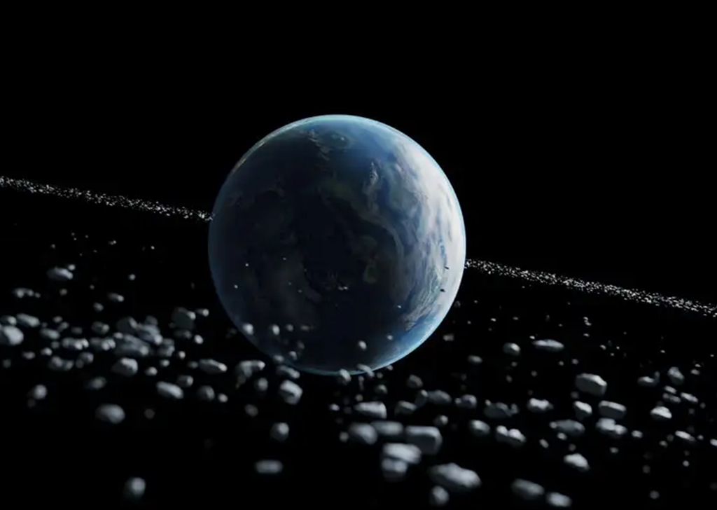 A Terra pode ter tido um anel que nem o de Saturno, sugere estudo