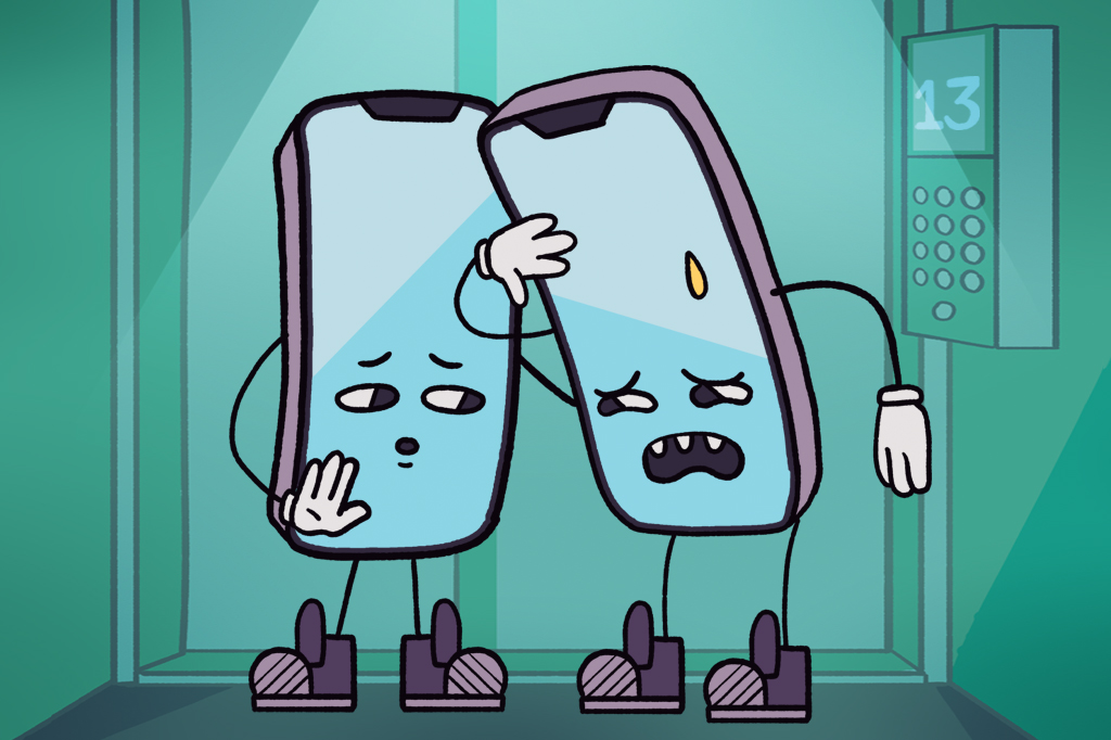 Por que o celular não funciona direito no elevador?