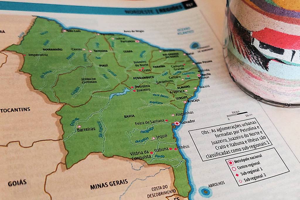 Por que a região Nordeste tem tantos estados pequenininhos?