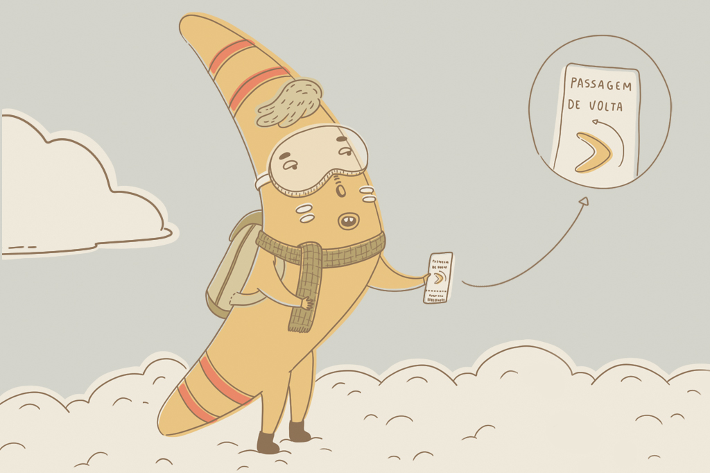 Por que o bumerangue volta?