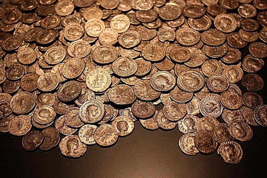 Tesouro de moedas datadas da Roma Antiga encontrado perto de Utreque