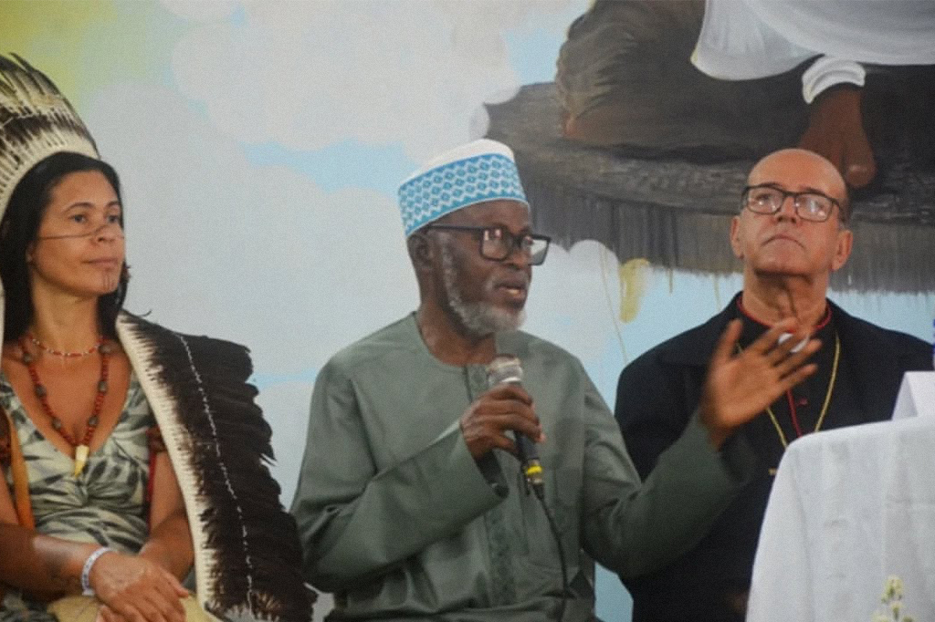 2301_Inedita_site Sheik Ahmad Abdul Hameed, em palestra sobre Religião como ferramenta para uma cultura de paz, 2024.