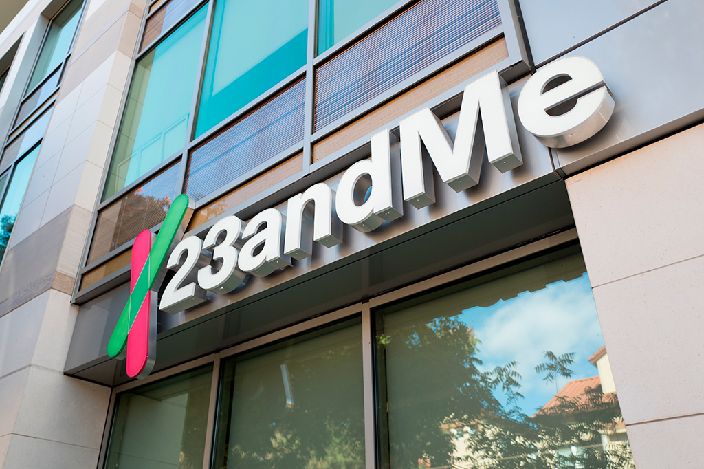 Fotografia da fachada da empresa 23andMe