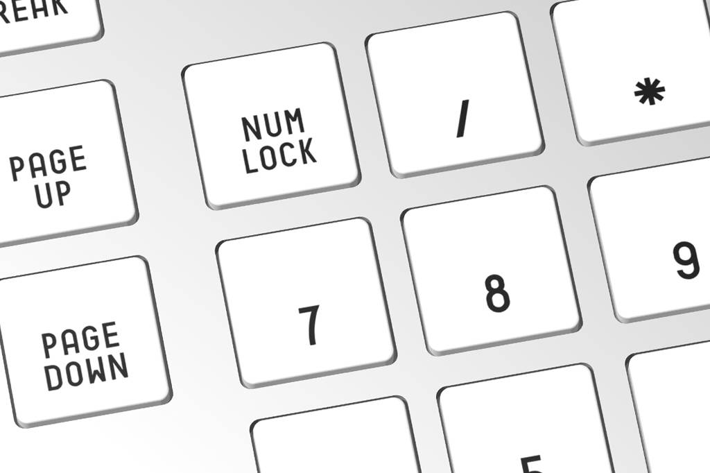 Qual é a utilidade da tecla num lock?