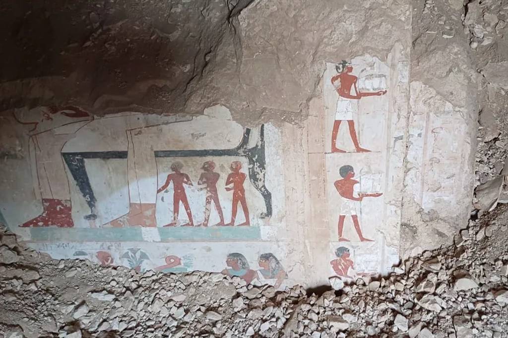 Três tumbas do período do Novo Império foram descobertas em Luxor, no Egito