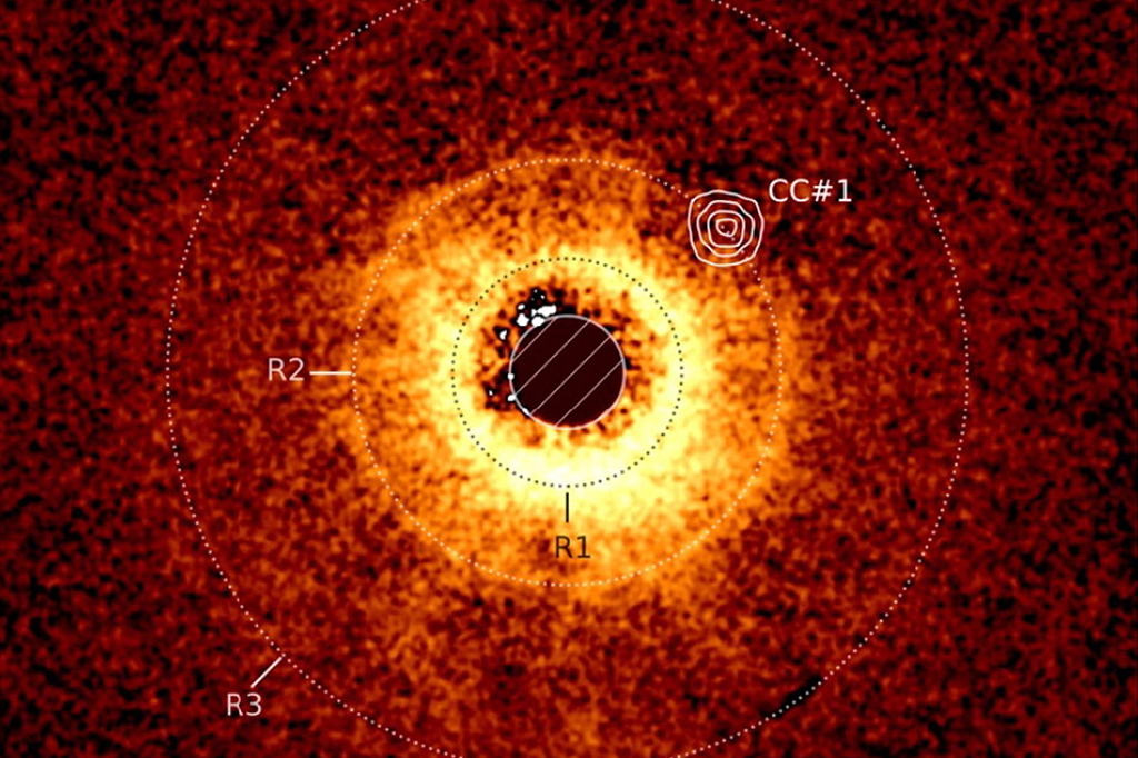 Pela primeira vez, James Webb descobre e fotografa um exoplaneta