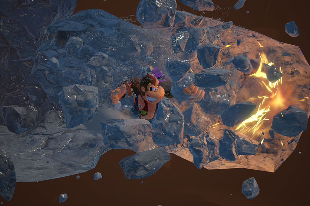 Fotografia de divulga&ccedil;&atilde;o do Donkey-Kong-Bananza.