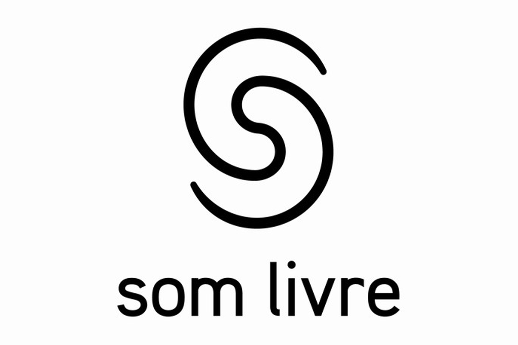 Imagem, em fundo branco, o logo da banda Som Livre.