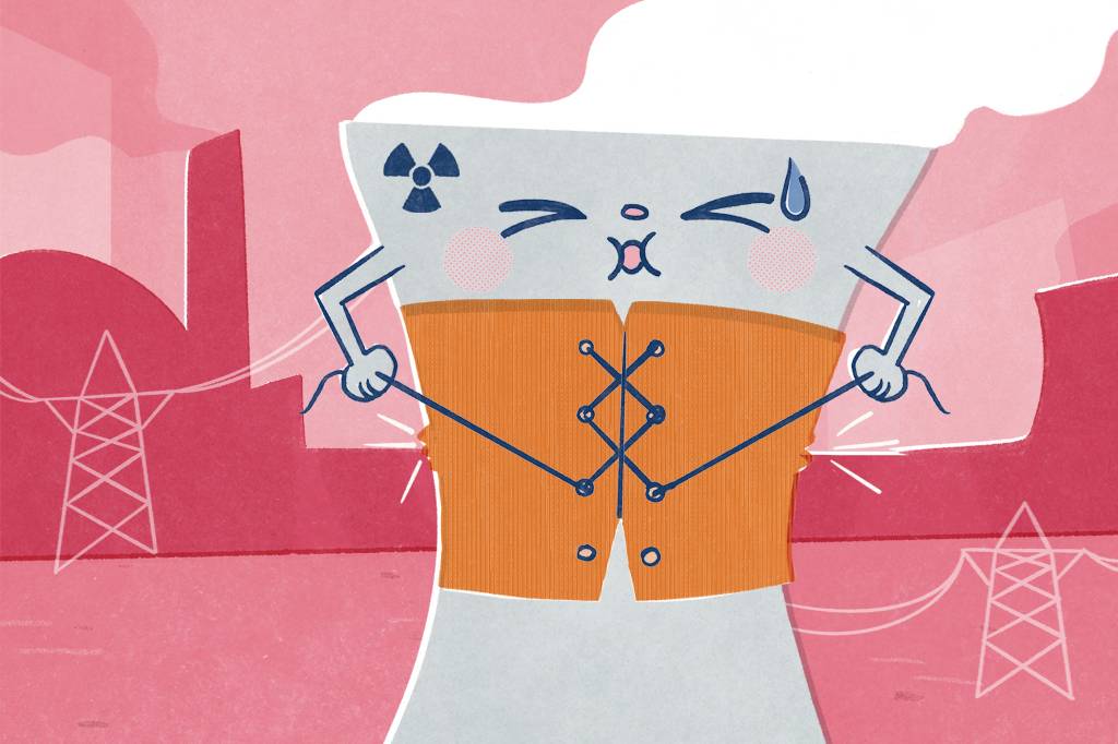 Por que as torres de usinas nucleares têm aquele formato característico?