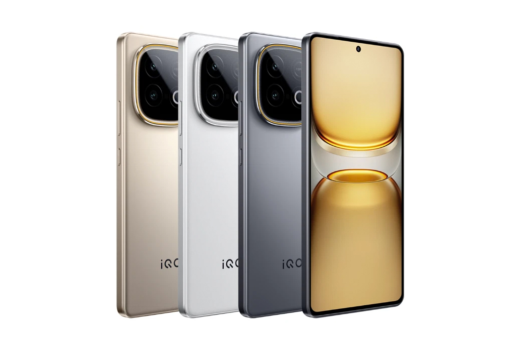 Imagem, em fundo branco, de quatro smartphones posicionados em sequ&ecirc;ncia.