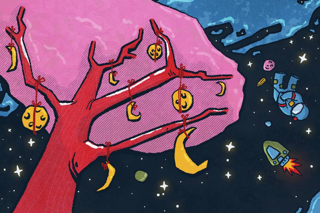O que são árvores lunares?