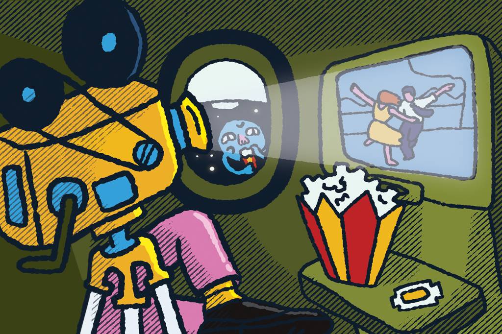 Quem escolhe os filmes e séries que passam no avião?