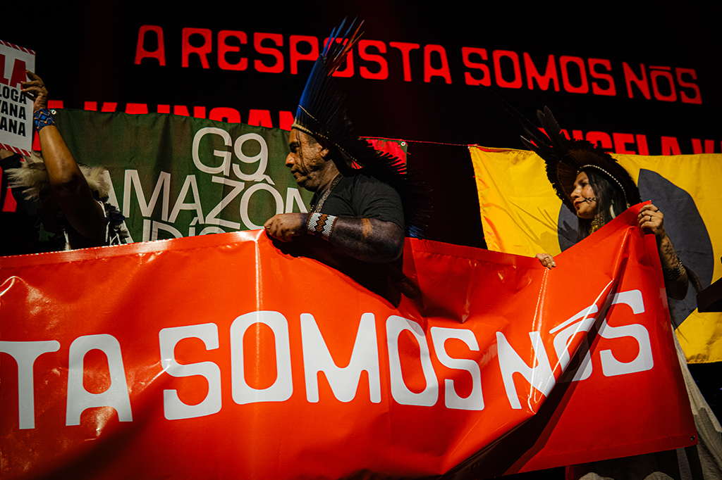 Lideran&ccedil;as ind&iacute;genas da campanha 