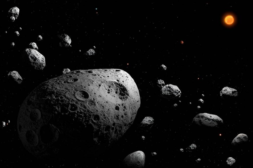 Observatório Vera Rubin identifica asteroide gigante com rotação recorde para seu tamanho