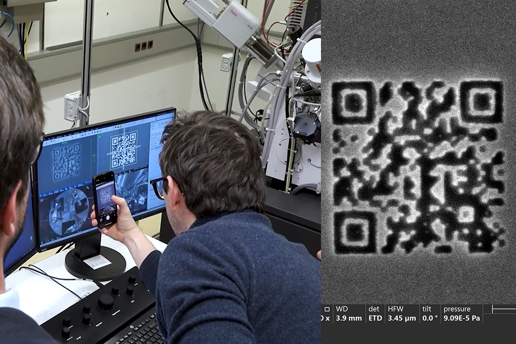 Cientistas criam menor QR code do mundo, capaz de guardar dados por milênios