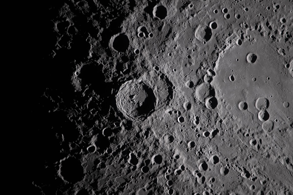Fotografia da Lua.