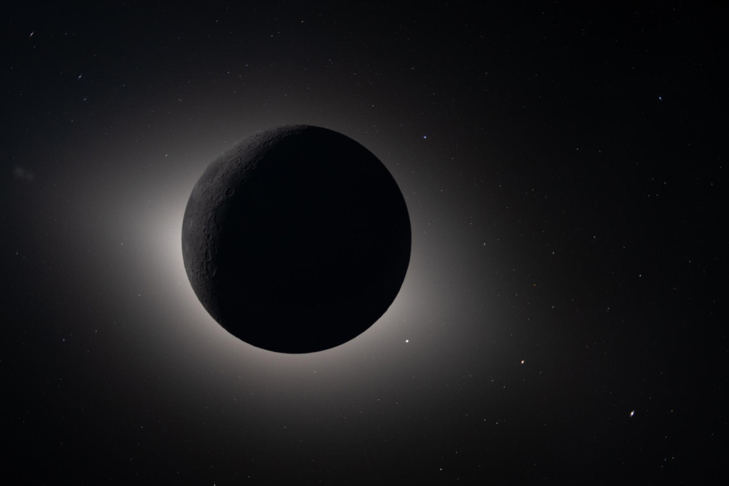 Fotografia da Lua.