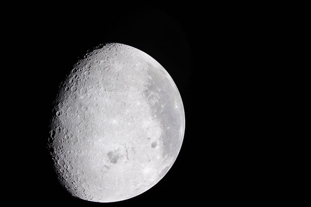 Fotografia da Lua.