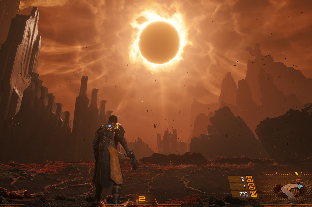 Captura da tela do jogo Saros.